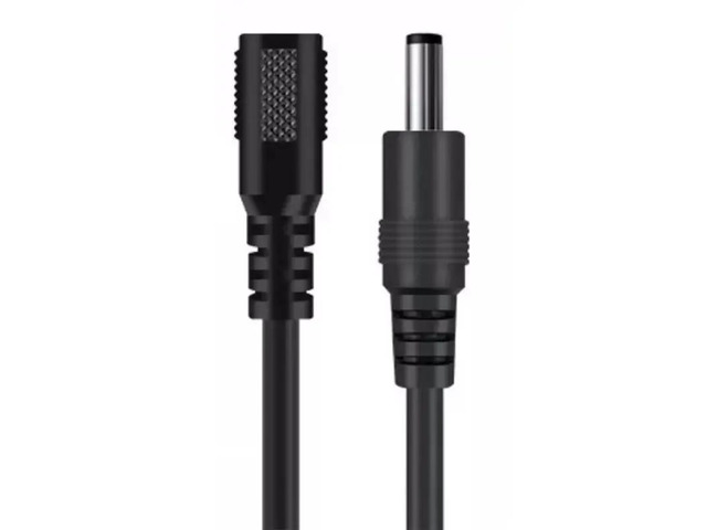 IDUD 10Pcs 5.5Mm X 2.1Mm 18 AWG DC Connector, Male To Female 1.6FT Power Extension Cable For Devices