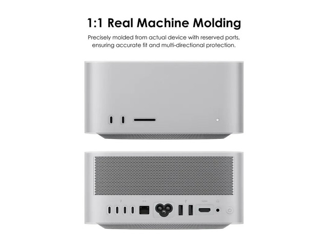 Silicone Case For Mac Studio 2025 Anti Scratch Soft Skin Waterproof Silicone Protective Case For Mac Studio-AAAE