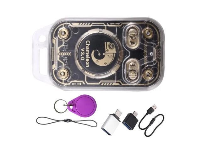Chameleon V3.0 RFID Smart Chip Reader+ 1XUID Keychain Card Emulator ID IC 125K 13.56M Tag Copyer Reader Writer