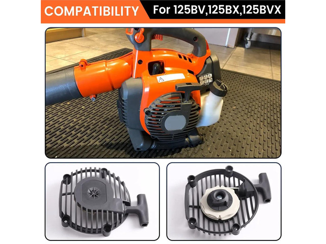 Chainsaw Housing Fit for Hus 125BV 125BX 125BVX Leaf Blower Pull Replacement 545111701 545111801