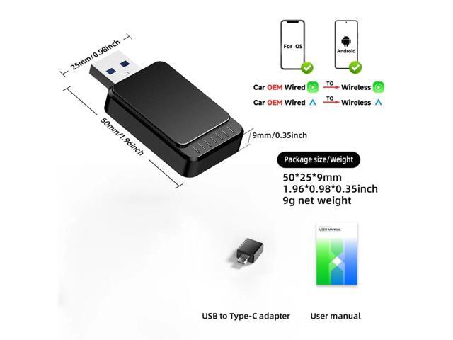CarPlay Adapter Android Auto Adapter 2 in 1 for