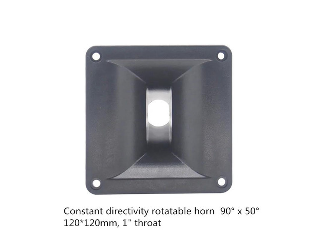 2PC DJ Tweeter Speaker Horn 1' Throat 120*120 Car HiFi Piezo Treble For Home Theater Professional Audio Public Address System