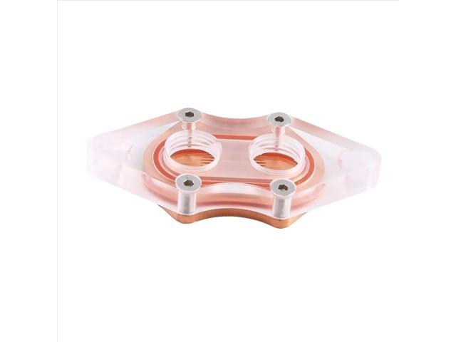 CPU Water Cooling Block Cooler Acrylic Transparent South Bridge Northbridge Block for Computer CPU Block
