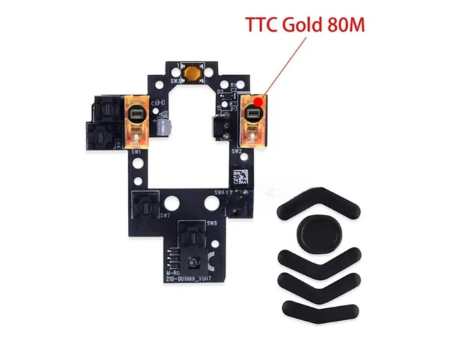 Replacement Micro Board Kailth GM8.0 Black Micro for G604 Mouse Repair Spare Parts A