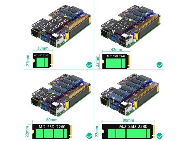 M.2 NVMe SSD to PCIe Adapter with Dual Cooler Fans and Automatic Discoloration LED for 5