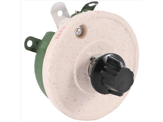 100W 100 Ohm Ceramic Wirewound Potentiometer Rotary Resistor Rheostat