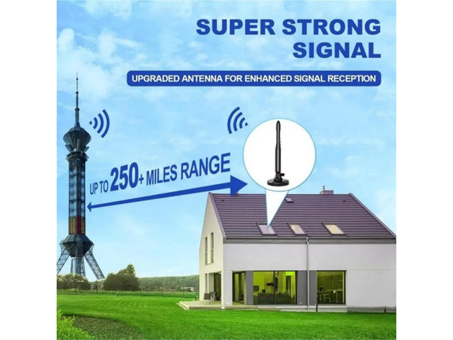 ATSC TV Antenna Indoor,650+ Miles Long Range DVB-T2 Digital Antenna for Smart TV for Local Channels,Supports 4K, 1080p