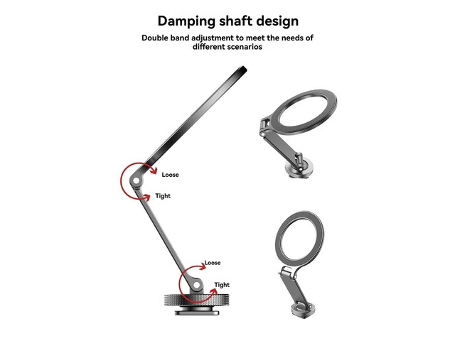 Magnetic Phone Mount for Folding Cold Shoe Phone Holder Horizontal Vertical for Phone Camera Tripod