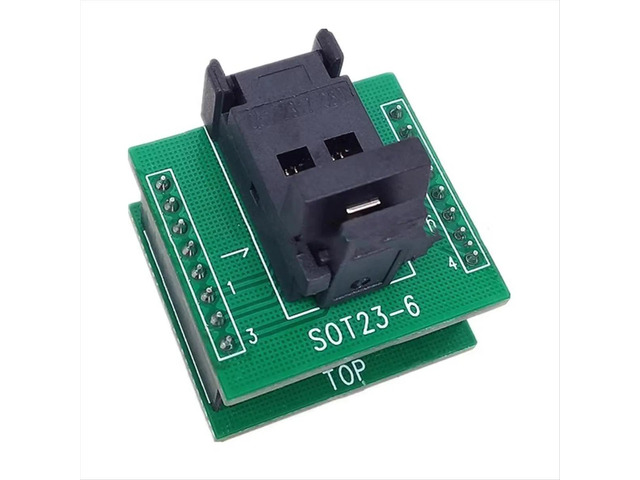 For SOT23-6L SOT23 to DIP6 IC Programmer Adapter Chip Test Socket Adapter Burning Seat Easy Installation