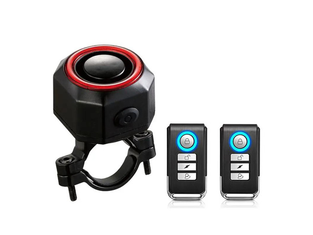Bicycle Alarm Bike Rear Lamp Burglary Alarm Vibration Motion Sensor IP65 Waterproof