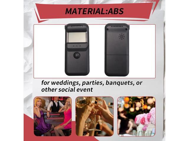 Breathalyzer High Precisions Tester with Voice Prompt Reusable Mouthpieces for Drivers