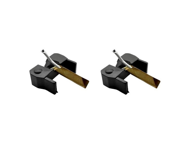 2X For Shure M75 M75ED M75-6S DUAL N75 TYPE2 Transparent Diamond Stylus Needle Phonogrraph Turntable Accessories