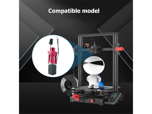 Hotend Kit for CR10 10S Ender3 3S Upgrade Hot End Kit 0.4mm Copper Plated Nozzle 3D Printer Accessory