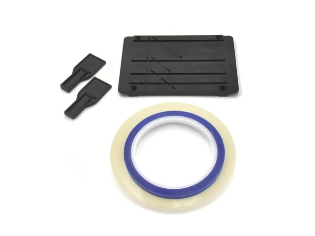 Two Fixers Included Tape Splicing Set For Cassette For Opening Repair, Reel-To-Reel Tape Recorder Splicing Block With Blue