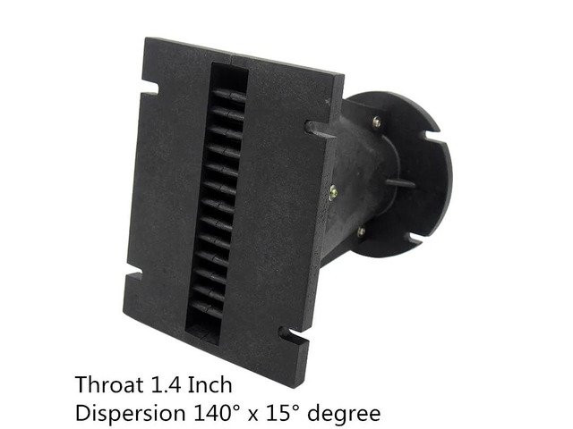 1PC DJ Speaker Tweeter Horn Line Array Professional Audio 1.4 Inch Sound Source For Public Address System Home Theater Car Audio