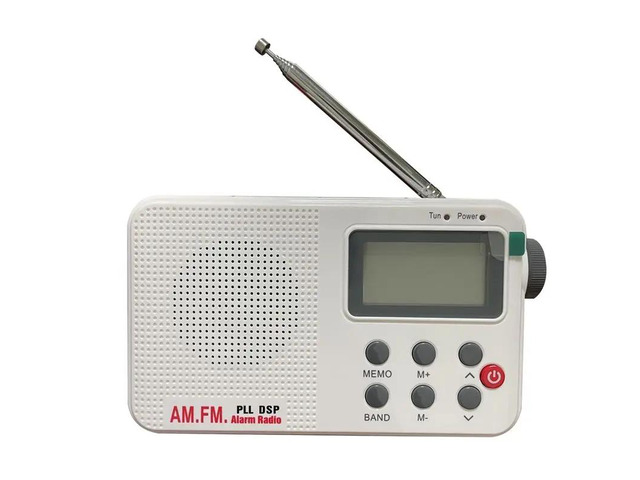 AM/FM/SW Radio Digital Display Radio Mini Stereo Radio With LCD Display Headphone Jack Powered Or D