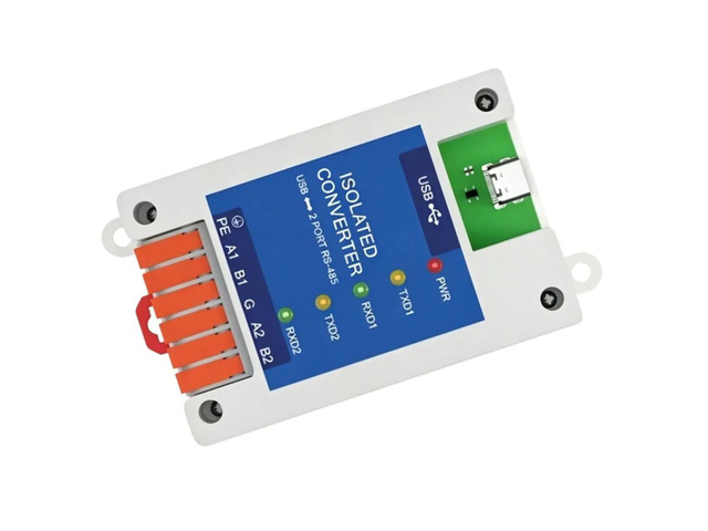 USB to -485 Serial Port Converter 2 Serial Ports CDEBYTE E810-U21CS USB-C Interface Rate Industrial Grade