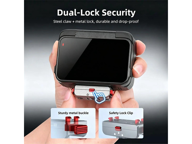 Magnetic Quick Release Mount for Pro/2/X5/X4 Air Adapter Base with Secure Claw-Lock Cameras Accessory