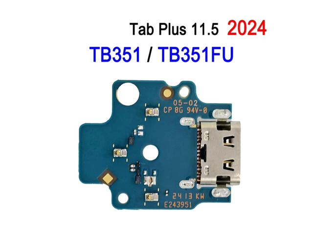 TB351FU Charging Port Board for Tab Plus 11.5 Inch 2024 TB351/ TB351FU Tablet Charging Board Repair Parts