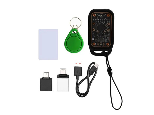 Chameleon V3.0 RFID Smart Chip Reader Copyer With 1 UID Keychain+1 CUID White Card ID IC Reader Tag Copyer