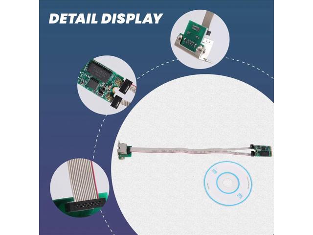 M.2 A+E KEY 2.5G Ethernet LAN Card RTL8125B Industrial Control Network Card PCI Express Network Adapter