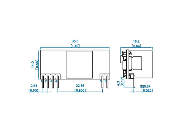 4X DP1435 POE Module 5V 2.4A IEEE802.3Af Without Capacitance Supports 100M 1000M POE Module