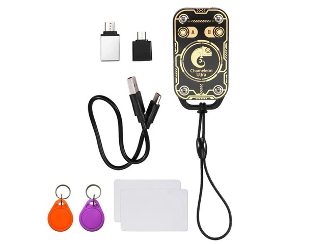 Chameleon Ultra V3.0 RFID Smart Card Emulator Read Writer 125Khz 13.56Mhz ID IC Tag Copyer+2XUID Keychain/CUID C
