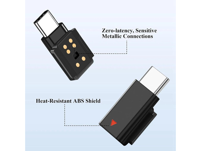 For Mic 3 Adapter Mobile Phone Type-C Phone Microphone Receiver Microphone Adapter Microphone Accessories