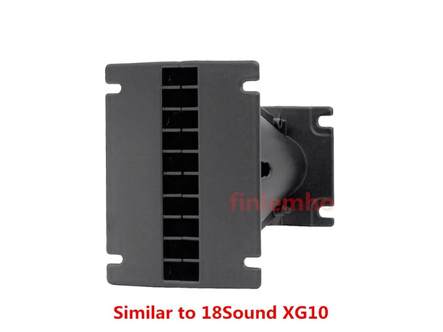 1PC Tweeter Speaker Horn DJ Line Array Wave Guide 1' Throat Aluminium XG10 10°x100° For Car HiFi Home Theater Professional Audio