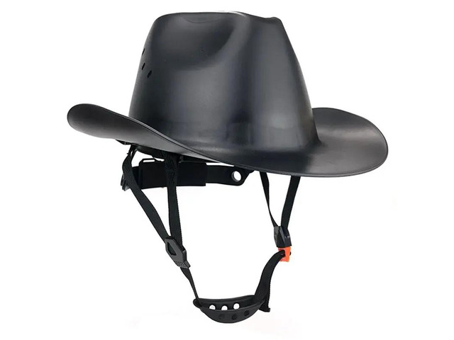 HDPE Full Brim Hard Hat With Vent Hole Cowboy Safety Helmet For Outdoor Construction Railway Rescue Work Cap A