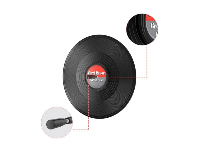 12 Inch LP Vinyl Record Label Saver Vinyl Records Clean Saver Record Cleaning Protector Waterproof Cleaner Clamp Care