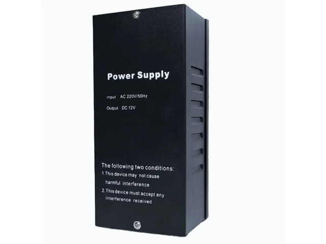 DC 12V-14V 5A Access Control Switch Power Supply 2 Locks Double Relay Door Power Source Works For Video Intercom AC 110-230