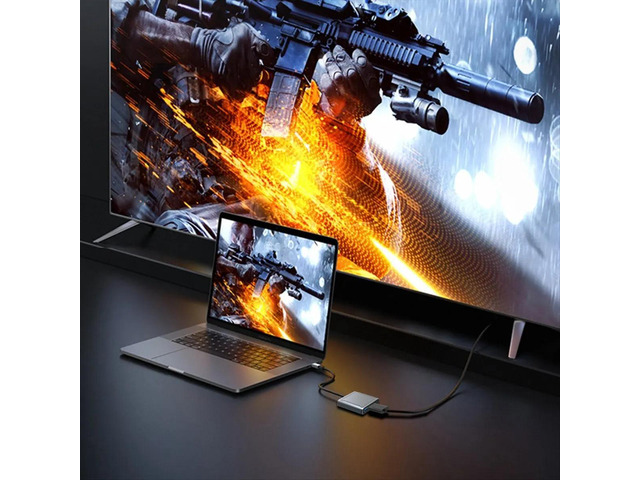 for USB-C to DisplayPort Cable 8K 60Hz USB C to DP 144Hz with Hub Dock Function for Type C