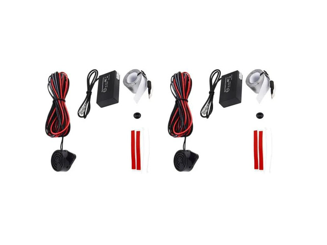 2X Auto Electromagnetic Parking Sensor No Holes Need,Easy Install,For Parking Rada