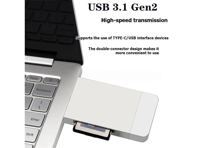 USB3.1 Type-C & Type-A Express Extension Card Reader for CFE Type-B Memory for R5 for Z6 Z7 Cameras