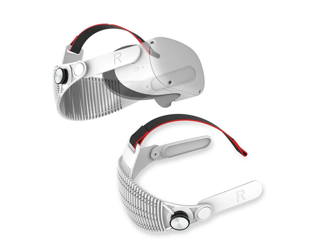 Adjustable Elite Head Strap for Meta VR Soft Silicone Support Comfortable Enhanced VR Accessories White