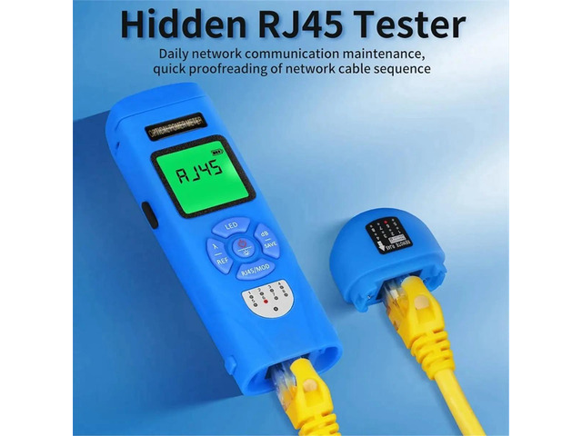 Rechargeable Optical Power Meter -70+10dbm FTTH Fiber Optic Power Meter with LED OPM SC/FC/ Fiber Power Meter