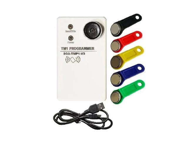 TM1 RFID Copier Duplicator Handheld RW1990 TM1990 TM1990B Ibutton DS-1990A 125Khz EM4305 T5577 EM4100 TM Card Reader