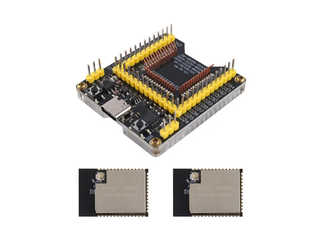 Burning Fixture Testing Board with 2 XH-S3E N16R8 Bluetooth5.0 Module Dual-Core MCU for ESP-32S -