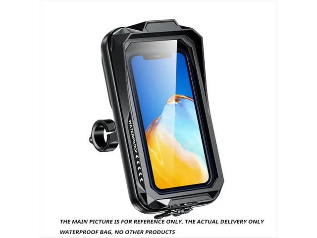 Handlebar Phone Case Bag Touch Screen Bicycle Motorcycle Phone Holder 360 Degree Rotation for Cycling Riding Equipment