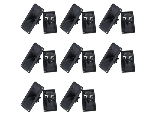 16Pcs Tweeters Speaker Piezoelectric Tweeter Loudspeaker 150W Buzzer Treble Square DIY Audio Speakers