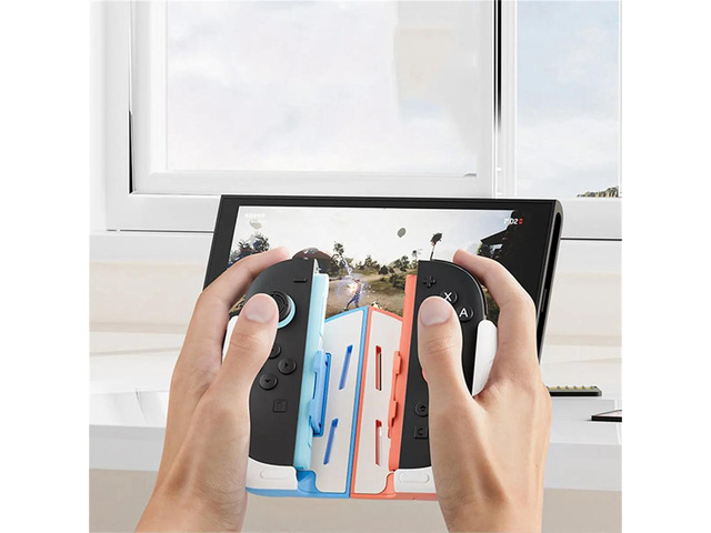 For Switch 2 Game Console TPU Protective Case Ergonomic Grip Holder with Stand & Game Card Slot Protective Cover