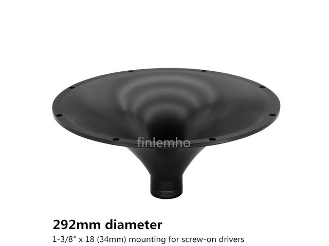2PC Tweeter Speaker Horn Round 292mm Treble DJ Car HiFi For Professional Audio Home Theater Karaoke Public Address System