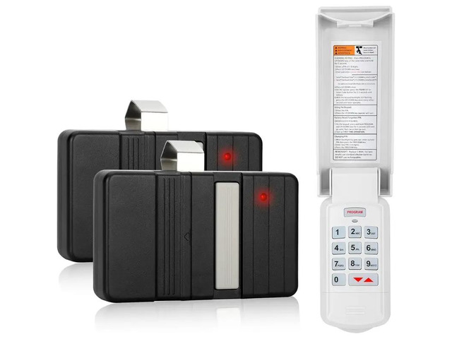 Secure Rolling Code GT90-1 Garage Door Remote Control For Select Garage Openers, Easy To Program