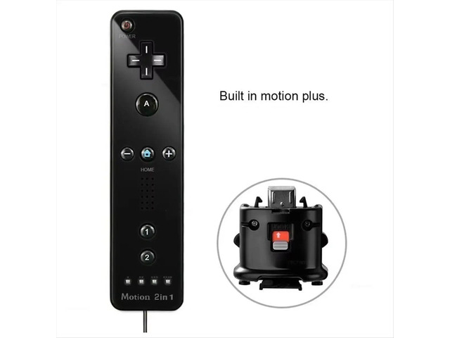 Bluetooth Gamepad for / U Console Remote Controller with Motion Plus, Nunchuck, and Wrist Strap C