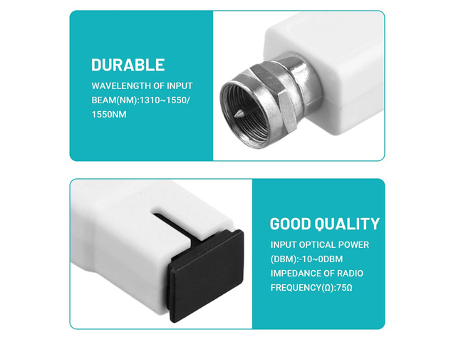 10 Pcs Passive FTTH Optical Receiver for CATV Mini Node Catv Passive Mini Ftth Optical Receiver