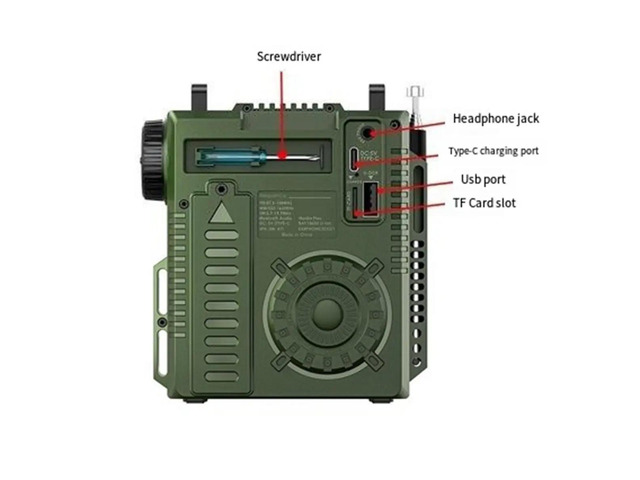 Full Radios AM FM Radio Receiver Ham Radio Emergency Amateur Shortwave Radio SW AIR Band VHF SOS Alarm Clock