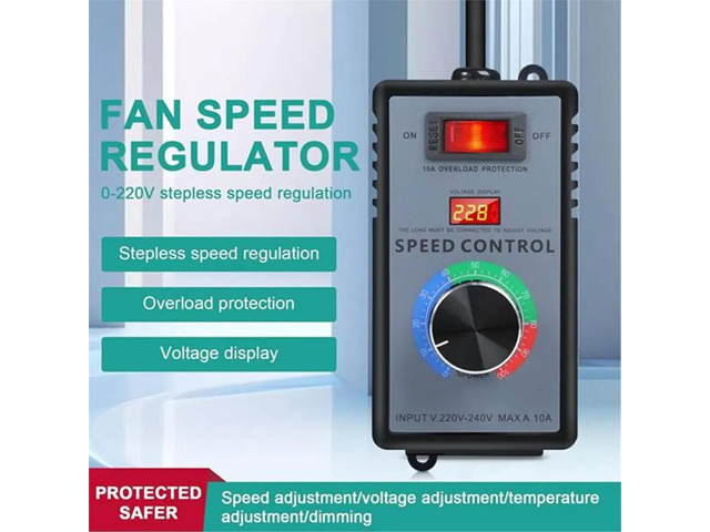 4000W Motor Controller Brushless Motor Speed Controller PWM Drive Controller for Fans and Power Tools BR Plug