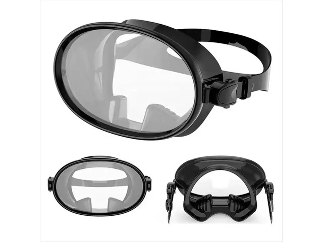 HD Field of Vision Diving Goggles Waterproof Anti-Fog Explosion-Proof Silicone Goggles Retro Free Diving Masks