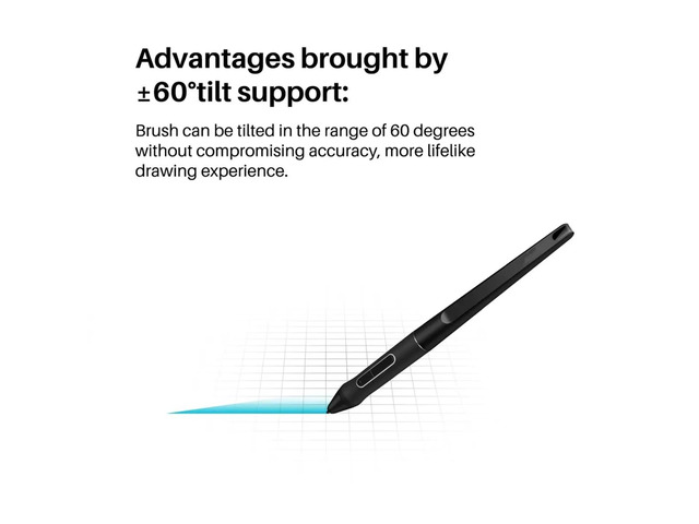 Stylus Pen for PW517 8192 Levels Battery-Free Pen for Pen Tablet Monitor for 13/22/22 Plus/ Pro 24